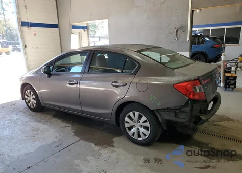 2012 Honda Civic Lx из США, поврежденный, VIN 2HGFB2F57CH587799